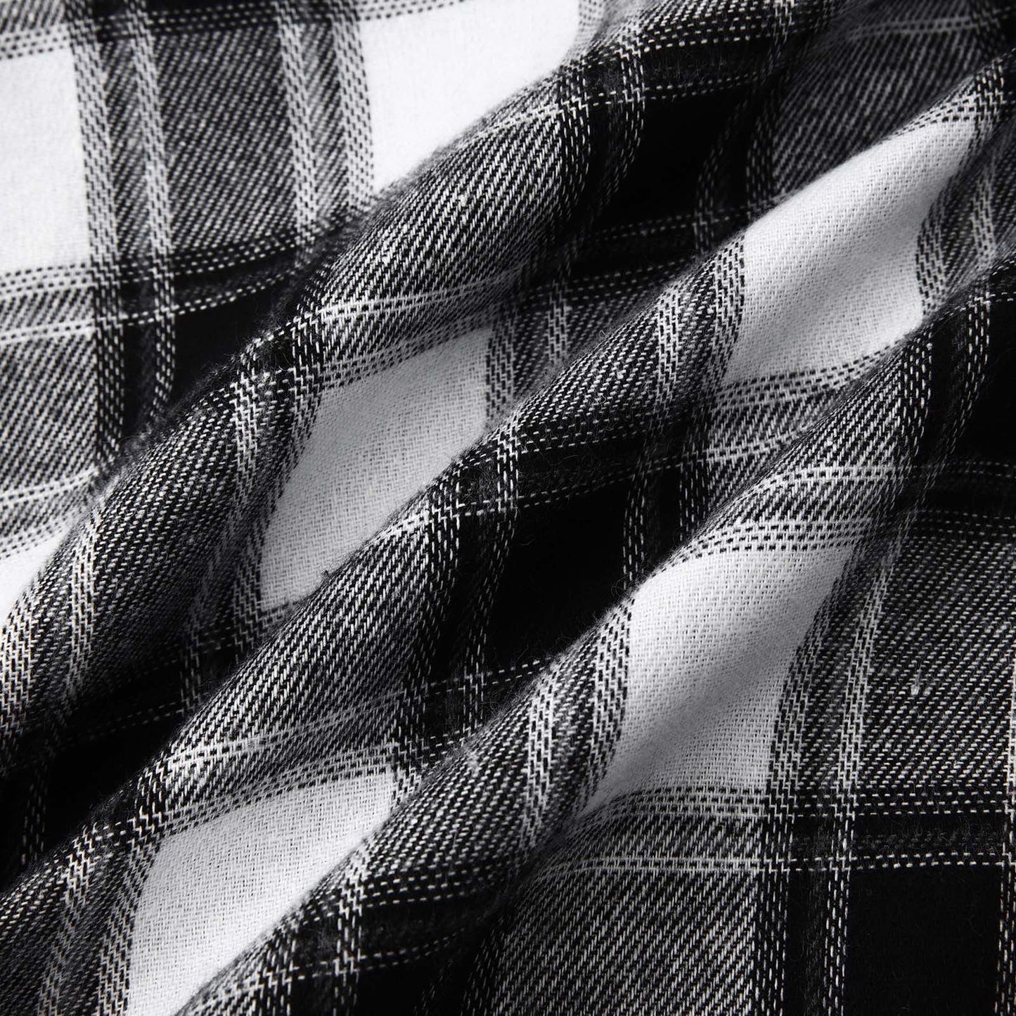 Men'S Casual Plaid Flannel Jacket with Hoodie Lightweight Fall Winter Long Sleeve Button down Plaid Flannel Hooded Shirt Gray XL