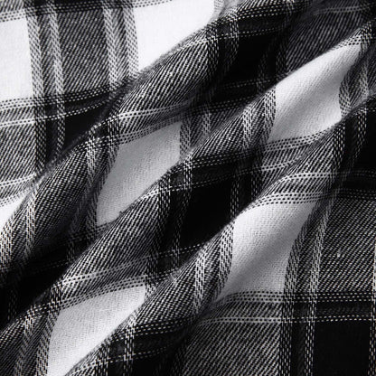 Men'S Casual Plaid Flannel Jacket with Hoodie Lightweight Fall Winter Long Sleeve Button down Plaid Flannel Hooded Shirt Gray XL