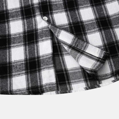 Men'S Casual Plaid Flannel Jacket with Hoodie Lightweight Fall Winter Long Sleeve Button down Plaid Flannel Hooded Shirt Gray XL